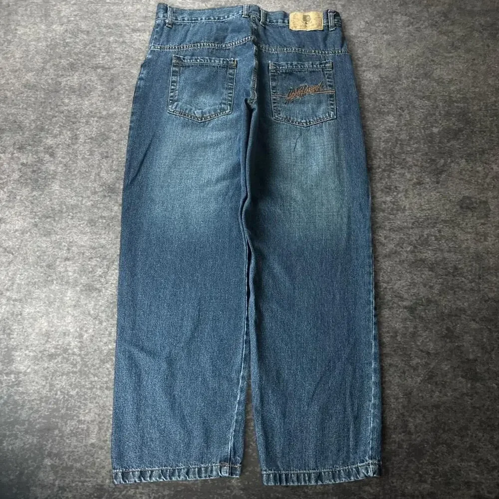 Vintage Y2K Joker Brand Men’s 40x32 Baggy Wide Leg Blue Jeans Hip Hop Skater